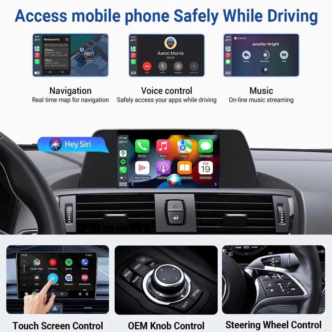 CP85 PRO – bezdrátový Apple CarPlay & Android Auto adaptér