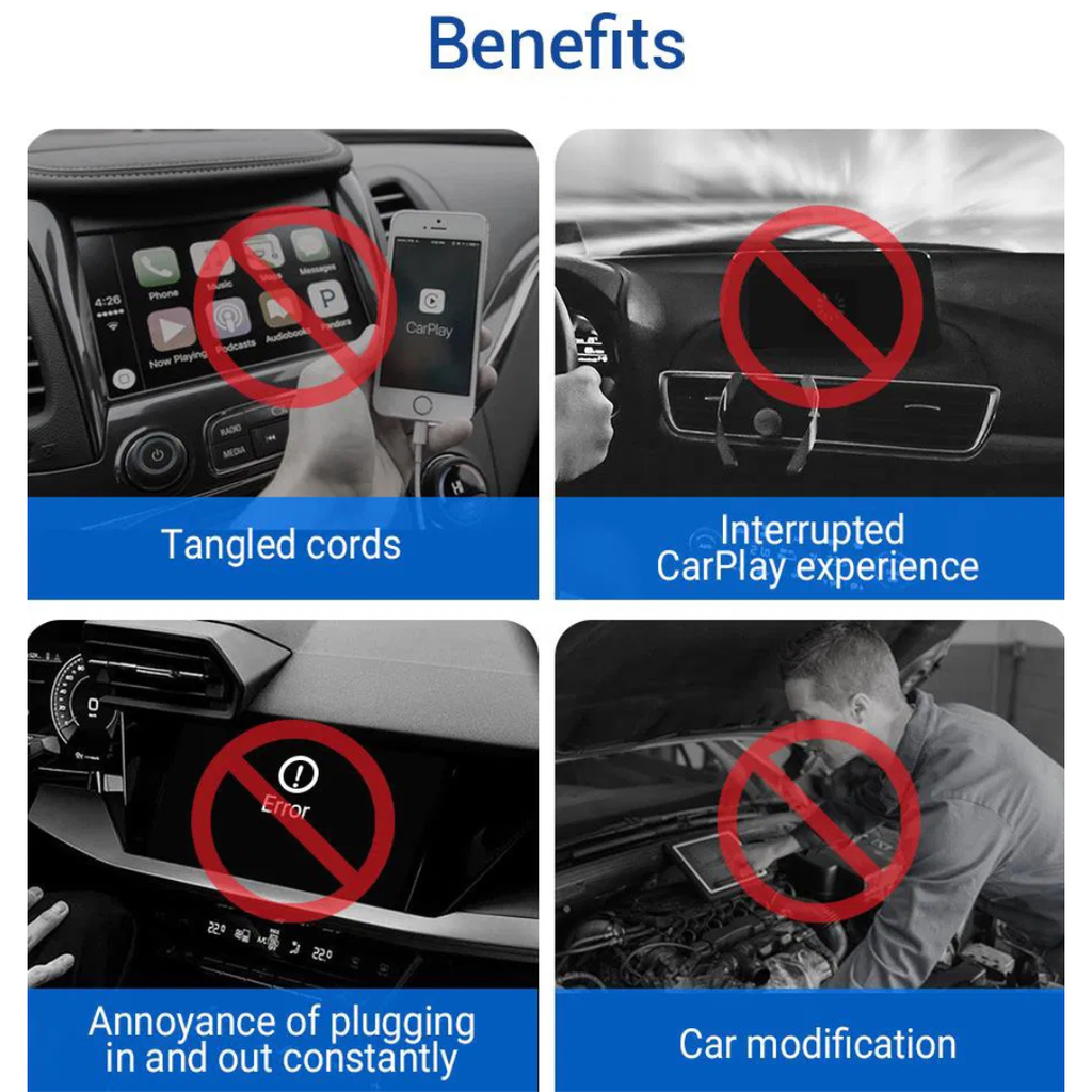 CP85 PRO – bezdrátový Apple CarPlay & Android Auto adaptér