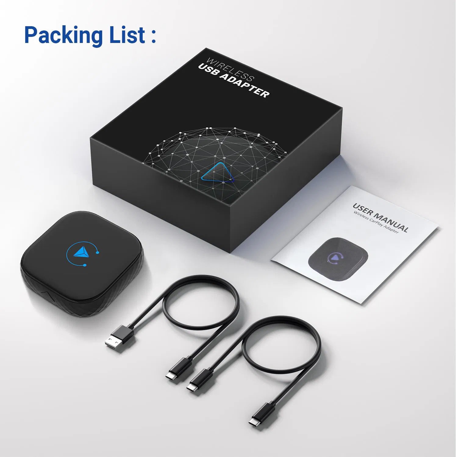 CP85 PRO – bezdrátový Apple CarPlay & Android Auto adaptér