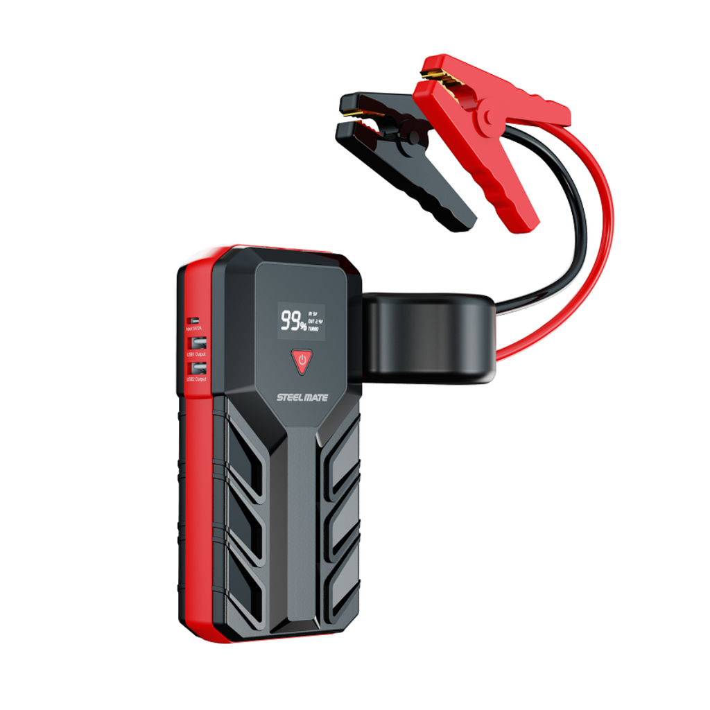 Steelmate JS12 – výkonný 12.000 mAh Jumpstarter, powerbanka a LED světlo