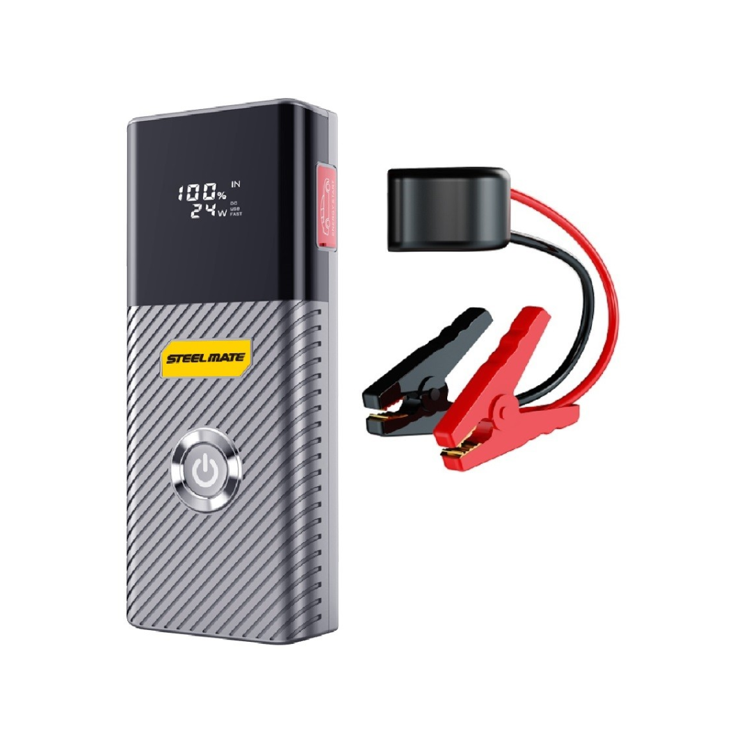 Steelmate JS16 – výkonný 16.000 mAh Jumpstarter, LED světlo a USB rychlonabíječka