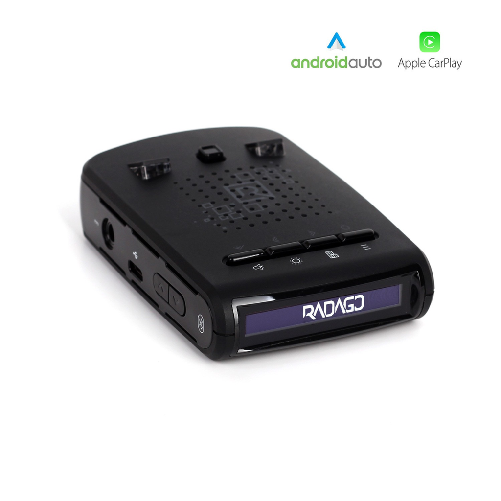 RADAGO GO! – přenosný antiradar s digitální DSP anténou, evropskou GPS databází a podporou CarPlay / Android Auto